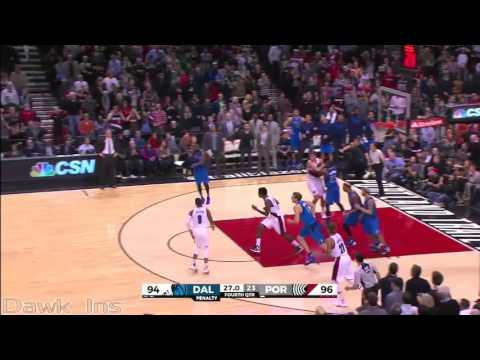 Deron Williams amazing clutch D vs Trail Blazers