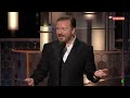 Ricky Gervais Brutal Honesty Calls Out EVERYONE In Hollywood Golden Globes No One Punched Him Out