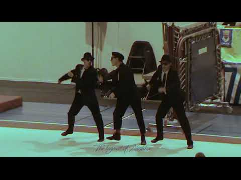 The Blues Brothers trampoline show - Tournoi Combs la ville 2012