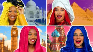 RAP AROUND THE WORLD (MUSIC VIDEO). THE RAP POPS BATTLE ROYALE AGAINST LYRA. Totally TV Originals