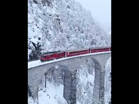 The Glacier Express  Swiss Alps