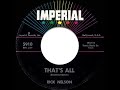 1963 HITS ARCHIVE: That’s All - Rick Nelson