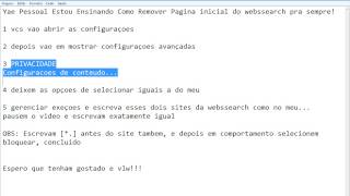 preview picture of video 'tutorial removendo webssearches pra sempre'