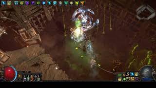 Path Of Exile[3.9] Toxic Rain + Ensnare Arrow VS The Guardian T16 Alpha II Max Slow (No HH)