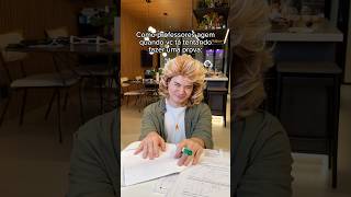 COMO PROFESSORES AGEM QUANDO VC TÁ FAZEN