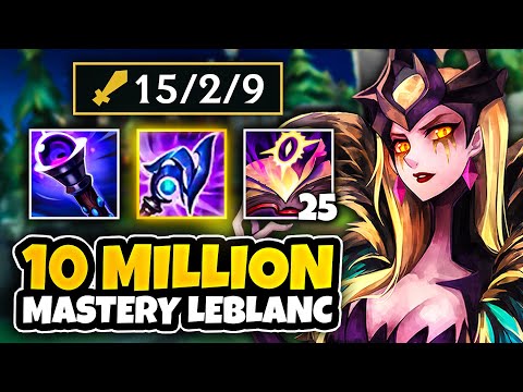 When a 10 MILLION MASTERY POINTS Leblanc absolutely goes off in ranked...