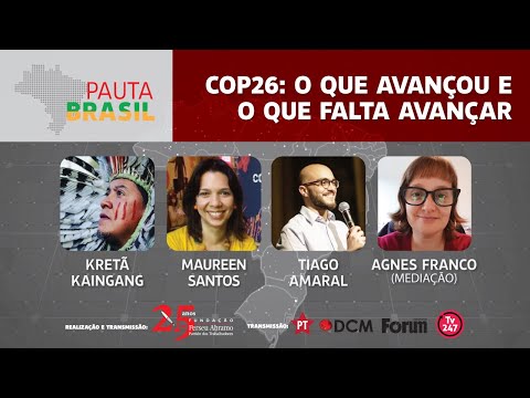 #aovivo | COP26: o que avançou na COP26 e o que falta avançar