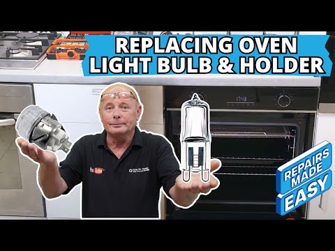 How To Replace Halogen G9 Bulb & Oven Light Lamp Fitting?