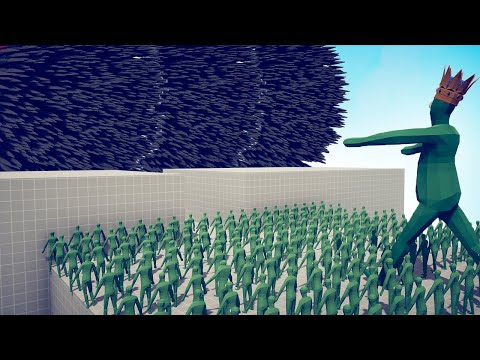 CAN 100x ZOMBIE + KING CROSS THE BRIDGE? - TABS | Totally Accurate Battle Simulator 2023