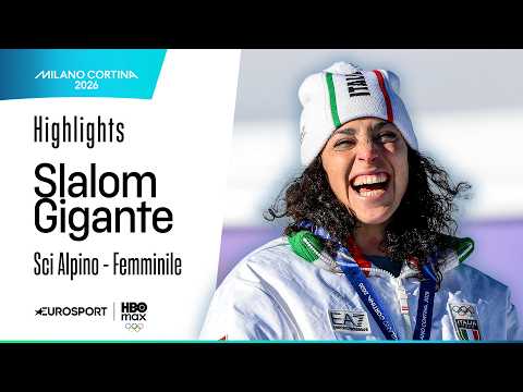 🥇BRIGNONE increasingly LEGENDARY: she also wins gold in the giant slalom | HIGHLIGHTS | #MilanoCo...