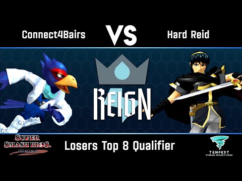 Connect4Bairs (Falco) vs Hard Reid (Marth) - Losers Top 8 Qualifier - Reign 7