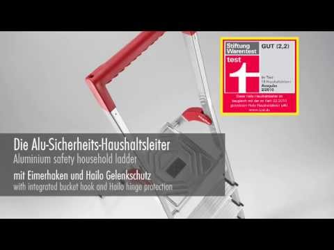 Hailo L50 Stehleiter, Stufenstehleiter, Haushaltsleiter bei www.ReinigungsBerater.de