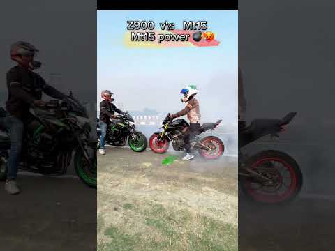 Z900 V/S MT 15 🥷💣 #automobile #mt15modifikasi #bikeenthusiast #mt15ownersreview #rider