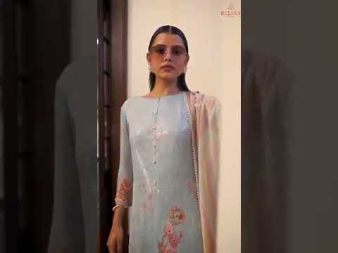 Relsaa Kundan Viscose Georgette Wholesale Fancy Suits Catalog – product video thumbnail