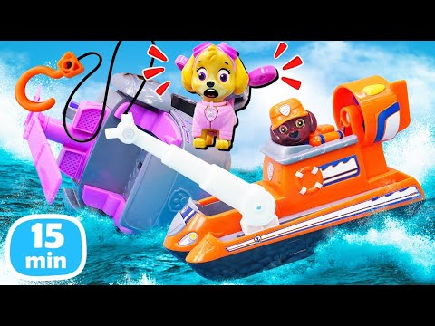 15-Minuten-Spielzeugspaß mit Paw Patrol. Neuer Spielzeug-Sammelclip für Kinder