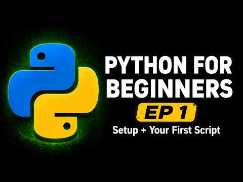 Python For Beginners Ep 1 Setup Vs Code And Write Your First Script