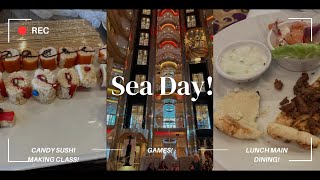 Royal New England and Canada Cruise Day 3: Sea Day, Sexiest Man Contest, Lunch Main, Dinner Buffet