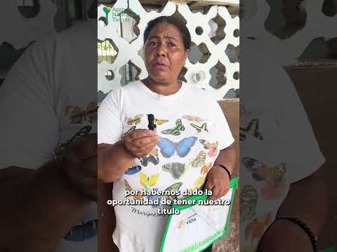 Entrega de títulos a familias de Bahia Solano Chocó.