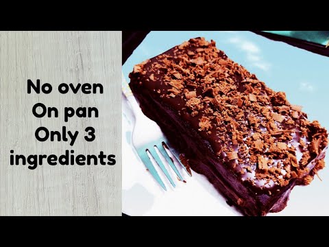 ONLY 3 INGREDIENTS CHOCOLATE CAKE.| WITHOUT FLOUR &   EGG|