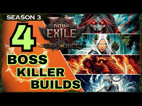 [0.3] 4 POWERFUL BOSS KILLER BUILDS FOR POE 2 THE THIRD EDICT - PoE 2 Builds