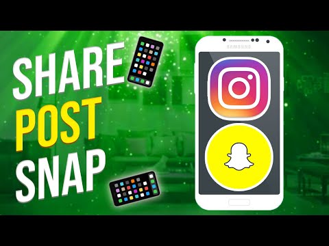 YouTube video about: How to share instagram post to snapchat story?