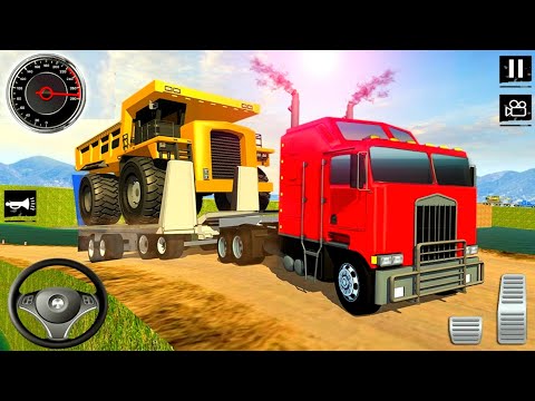 Construction Machine Transport - Android Gameplay - Excavator Driving Simulator -DV King Games -epi3