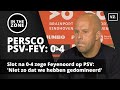 Slot na 0-4 winst Feyenoord: 'Niet zo dat we hebben gedomineerd'