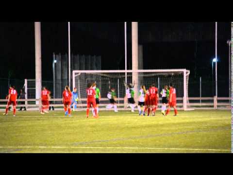 Gol de Nerea Tellería de penalti. Berriozar 3-2 Gazte Berriak (10-10-2015)