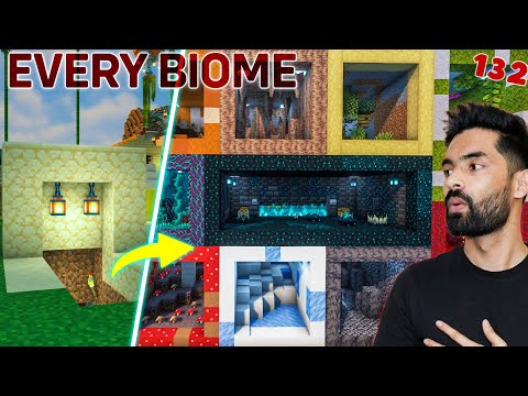 I Rebuilt EVERY BIOME in Minecraft Survival - Hindi