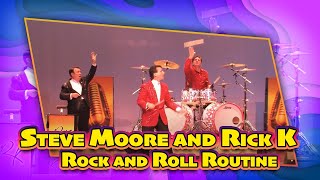 Steve Moore and Rick K - Rock and Roll Routine (Extremely Crazy Drum Trick)