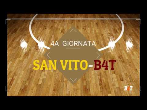 BASKET 4 TRIESTE SERIE D 2019/2020: 4A GIORNATA SAN VITO-B4T