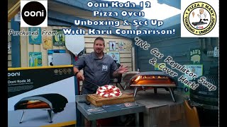 Ooni Koda 16 Pizza Oven Unboxing, Set Up, Gas Regulator Sawp & Pizza Cooked!