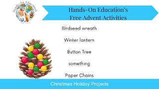 Free Christmas Advent Activities for Kids | 24 Hands-On Ideas | Hands-On Education