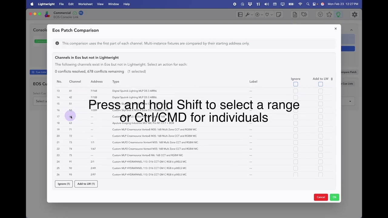 Pulling Patch from Eos