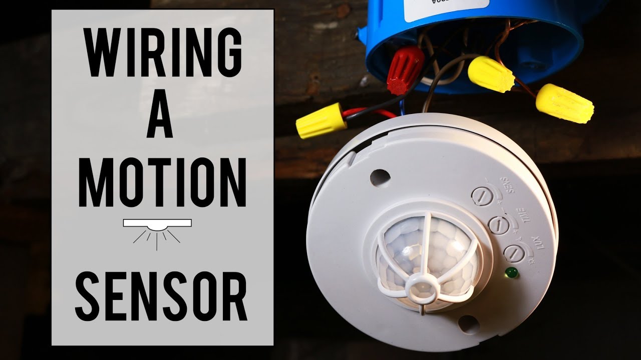 Wiring a Motion Sensor-to an LED Light