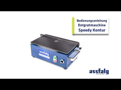 ASSFALG Entgratmaschine für Konturen Speedy Kontur - Bedienungsanleitung