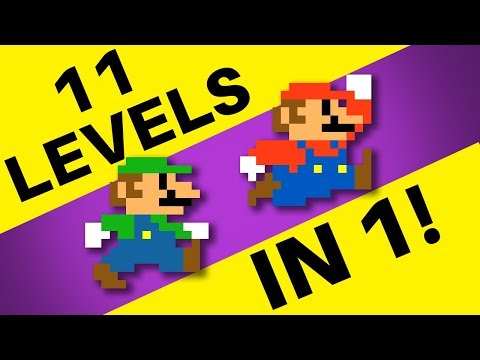 Explore 11 Different Level Types in this Single Super Mario Maker 2 Level!