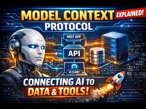 Model Context Protocol (MCP) Explained | How AI Connects to Data & Tools Easily