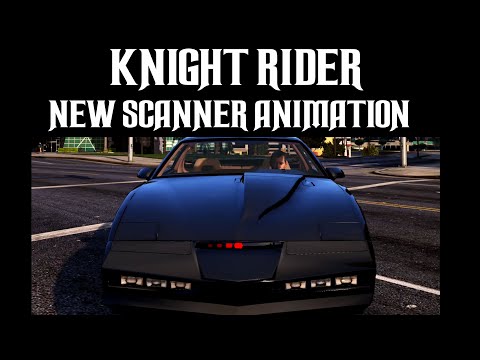 Knight Rider Scanner Animation  - Choose your favorite Scanner Style for KITT