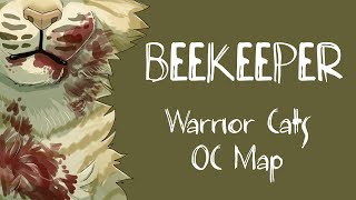 (Blood/death tw) Beekeeper Warrior Cats OC MAP
