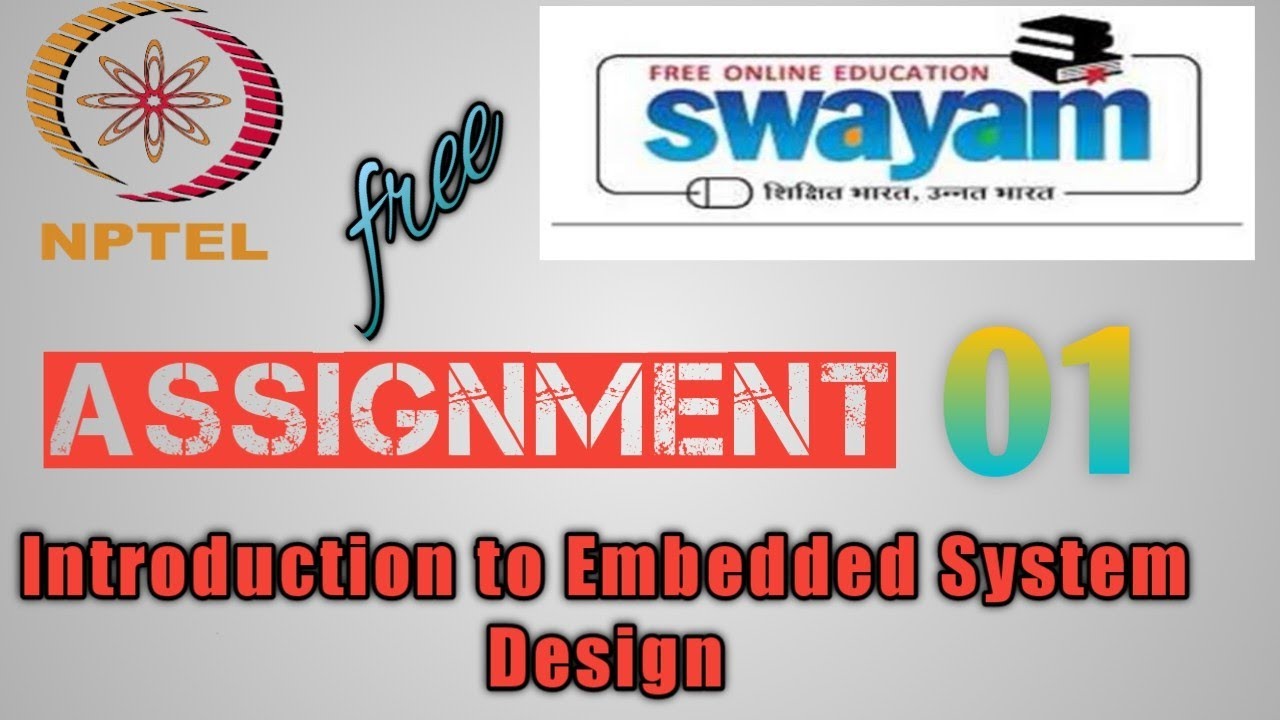 ASSIGNMENT :- 01 INTRODUCTION TO EMBEDDED SYSTEM ||#nptel #circuitryproject #assignment