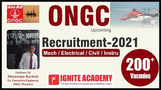 ONGC Recruitment-2021 | Mechanical | Electrical | Electronics |Civil by- Ex. Executive Engineer ONGC