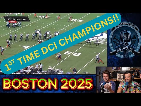 2025 World Champion Boston Crusaders - On Cycle Reacts
