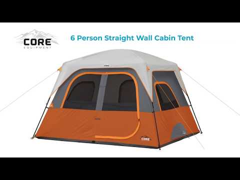 CORE 6 Person Cabin Tent Setup Video