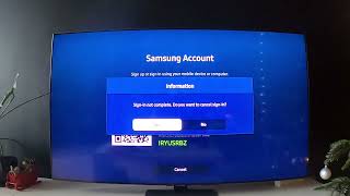 How to Sing In to Samsung Account on Samsung TV Q80A?