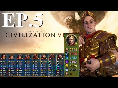 🔴 3500+ Combat Streangth | Rome | Civilization 6 Ep.5