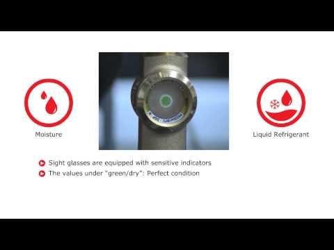 Danfoss 014-0163 sight glass, size: 12 mm