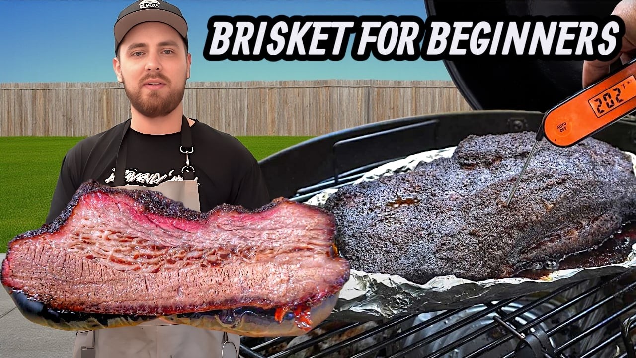How to Smoke Brisket in a Charcoal BBQ for Beginners