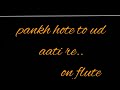 Pankh Hote To Ud Ati Re Flute Music