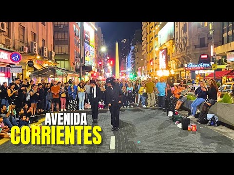 Buenos Aires Nightlife | This street at night is amazing - Walking Tour